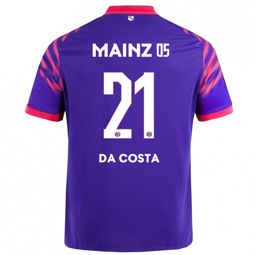 Danxen Mujer Camiseta Danny Da Costa #21 Marino Rosa 2ª Equipación 2025/26 La Camisa México