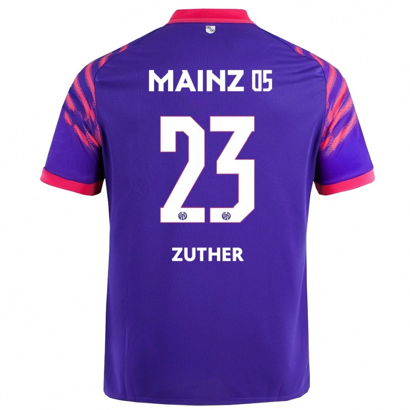 Danxen Mujer Camiseta Pit Zuther #23 Marino Rosa 2ª Equipación 2025/26 La Camisa México