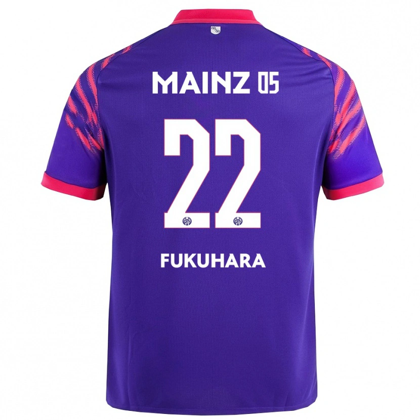 Danxen Mujer Camiseta Yuuka Fukuhara #22 Marino Rosa 2ª Equipación 2025/26 La Camisa México
