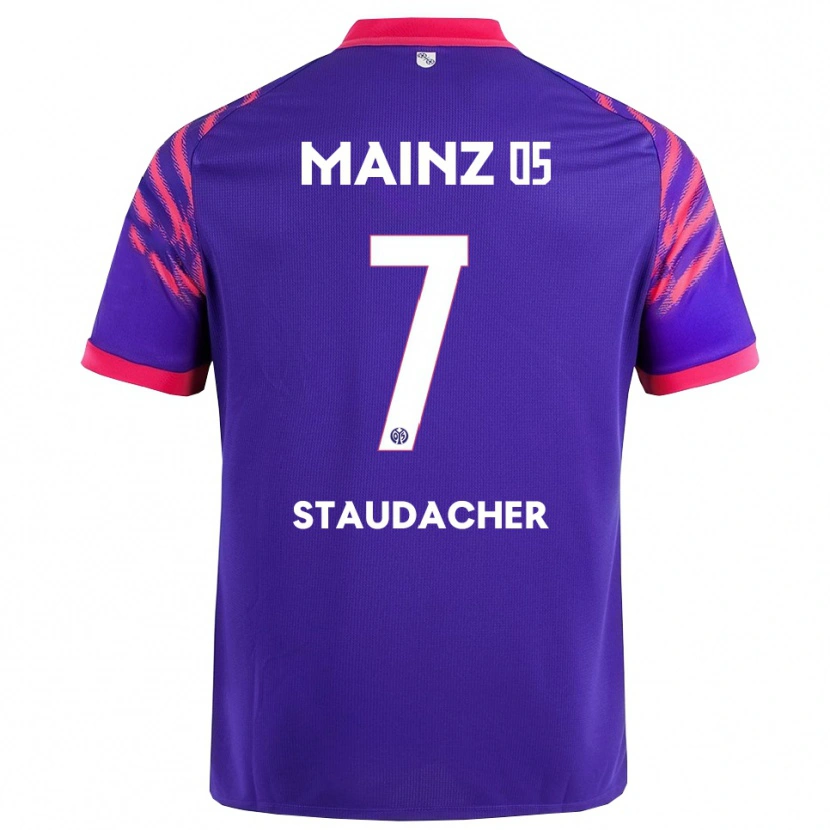 Danxen Mujer Camiseta Leon Staudacher #7 Marino Rosa 2ª Equipación 2025/26 La Camisa México
