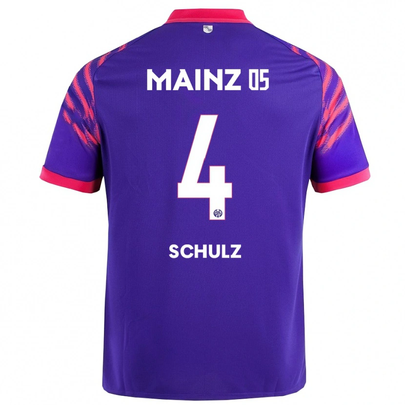 Danxen Mujer Camiseta Philipp Schulz #4 Marino Rosa 2ª Equipación 2025/26 La Camisa México