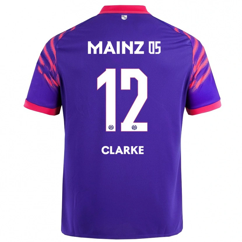 Danxen Mujer Camiseta Sarah Clarke #12 Marino Rosa 2ª Equipación 2025/26 La Camisa México