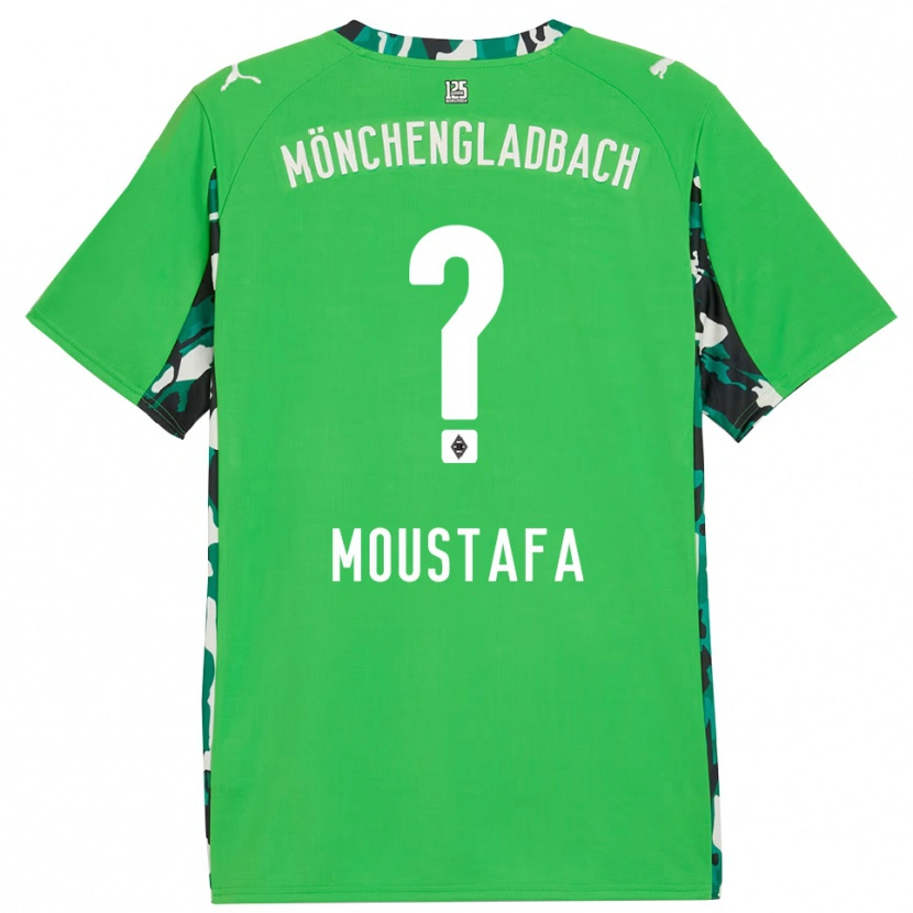 Danxen Mujer Camiseta Seif Ashraf Moustafa #0 Verde Negro 2ª Equipación 2025/26 La Camisa México