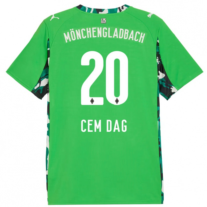 Danxen Mujer Camiseta Cem Dag #20 Verde Negro 2ª Equipación 2025/26 La Camisa México
