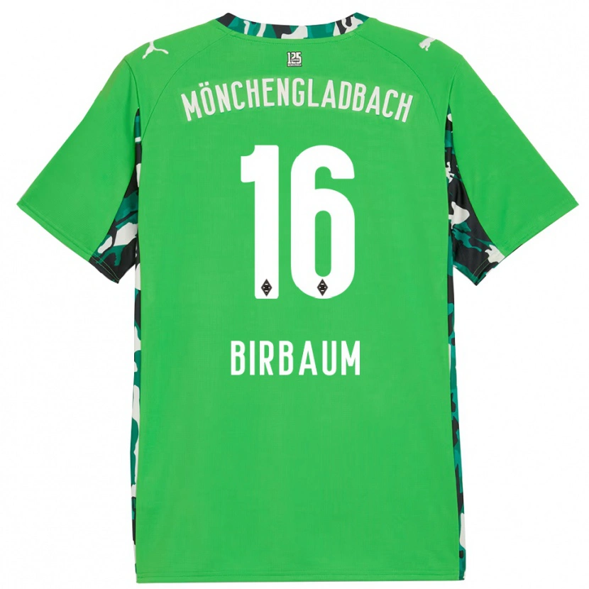 Danxen Mujer Camiseta Anne Birbaum #16 Verde Negro 2ª Equipación 2025/26 La Camisa México