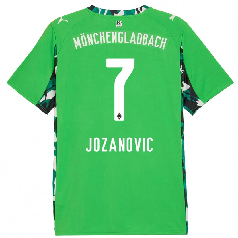 Danxen Mujer Camiseta Antonio Jozanovic #7 Verde Negro 2ª Equipación 2025/26 La Camisa México