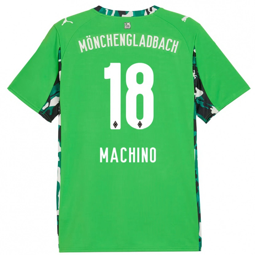 Danxen Mujer Camiseta Shuto Machino #18 Verde Negro 2ª Equipación 2025/26 La Camisa México
