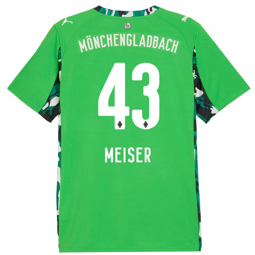 Danxen Mujer Camiseta Tyler Meiser #43 Verde Negro 2ª Equipación 2025/26 La Camisa México