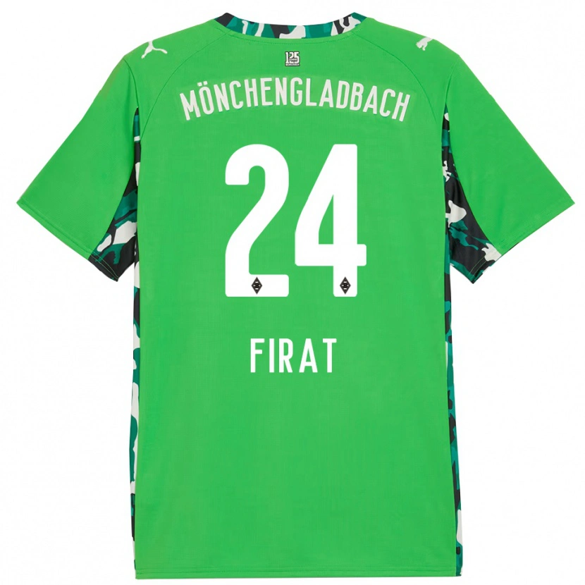 Danxen Mujer Camiseta Kaan Fırat #24 Verde Negro 2ª Equipación 2025/26 La Camisa México