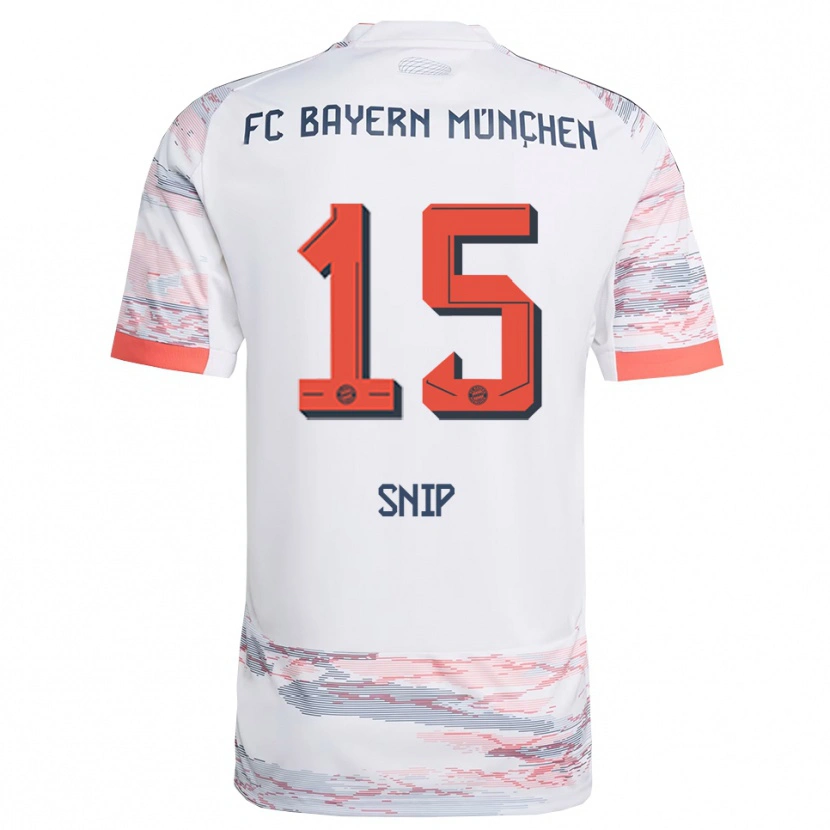 Danxen Mujer Camiseta Roy Snip #15 Blanco Gris 2ª Equipación 2025/26 La Camisa México