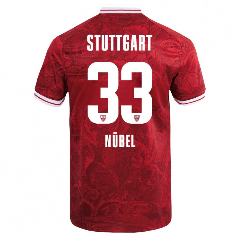 Danxen Mujer Camiseta Alexander Nübel #33 Rojo Negro 2ª Equipación 2025/26 La Camisa México