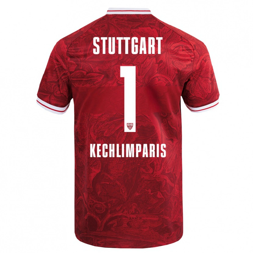 Danxen Mujer Camiseta Ioannis Kechlimparis #1 Rojo Negro 2ª Equipación 2025/26 La Camisa México