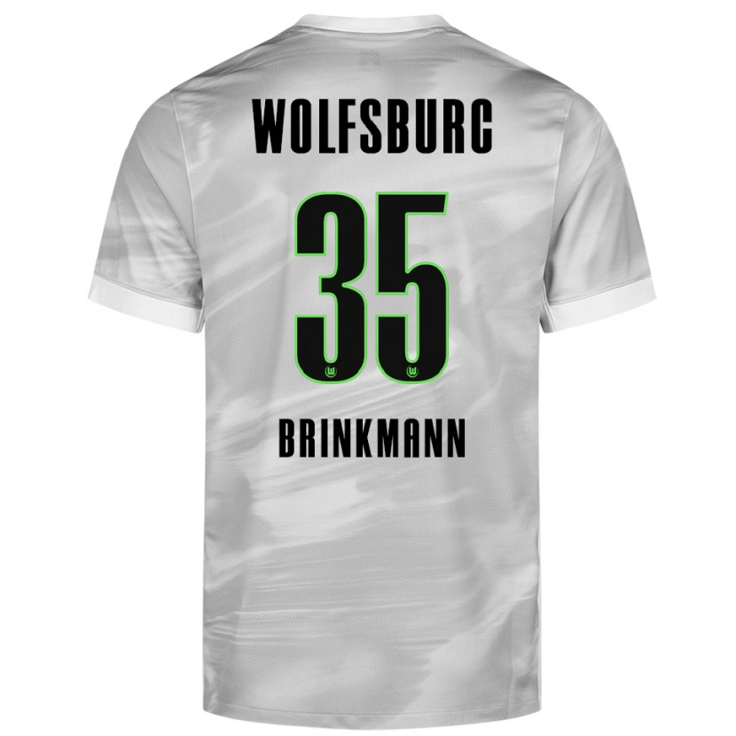 Danxen Mujer Camiseta Karla Brinkmann #35 Gris Blanco 2ª Equipación 2025/26 La Camisa México