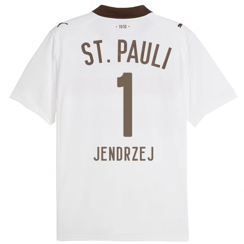 Danxen Mujer Camiseta Kevin Jendrzej #1 Blanco Rojo 2ª Equipación 2025/26 La Camisa México