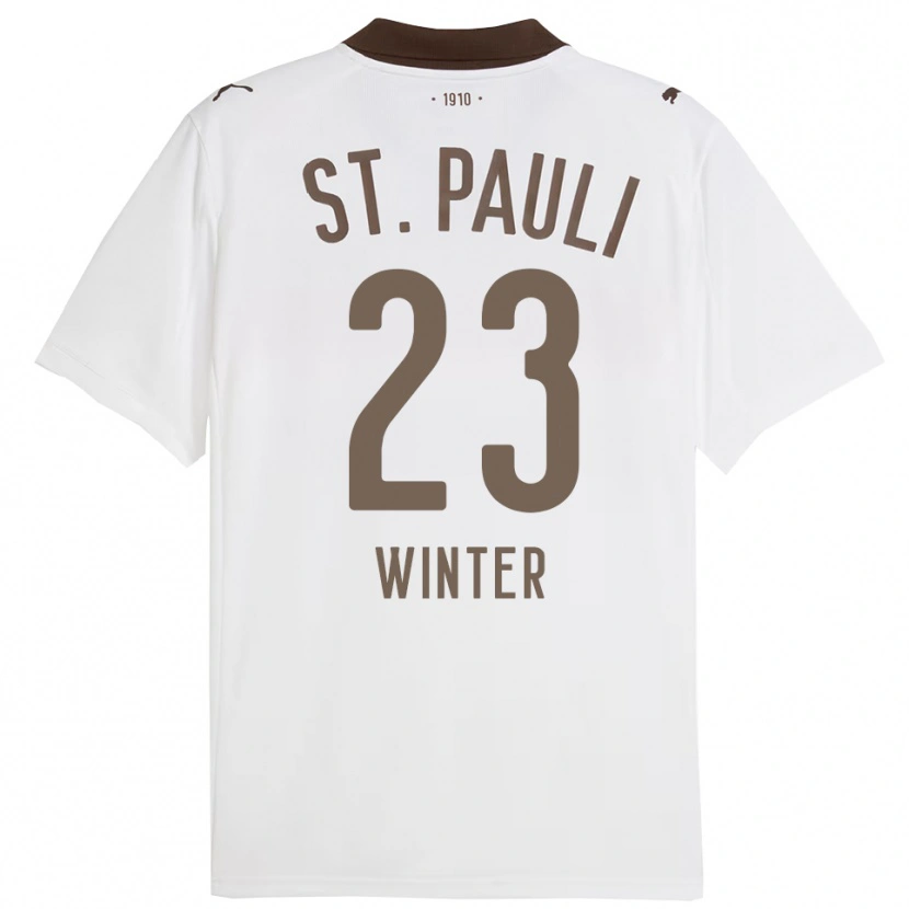 Danxen Mujer Camiseta Nik Winter #23 Blanco Rojo 2ª Equipación 2025/26 La Camisa México