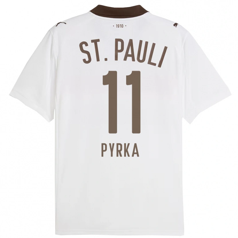 Danxen Mujer Camiseta Arkadiusz Pyrka #11 Blanco Rojo 2ª Equipación 2025/26 La Camisa México