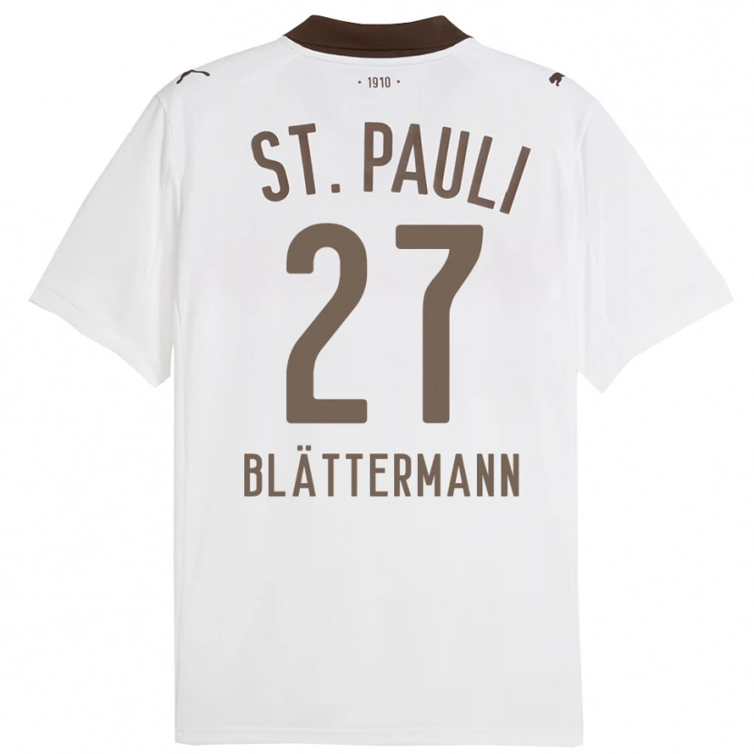 Danxen Mujer Camiseta Levin Blättermann #27 Blanco Rojo 2ª Equipación 2025/26 La Camisa México