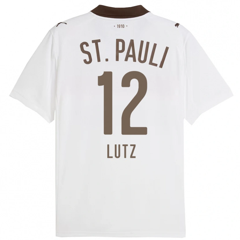 Danxen Mujer Camiseta Josefin Lutz #12 Blanco Rojo 2ª Equipación 2025/26 La Camisa México