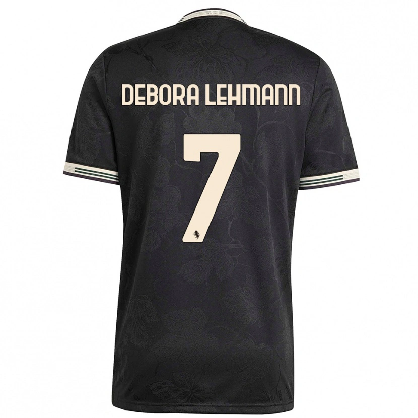 Danxen Mujer Camiseta Alisha Debora Lehmann #7 Negro Blanco Verde Equipación Tercera 2025/26 La Camisa México