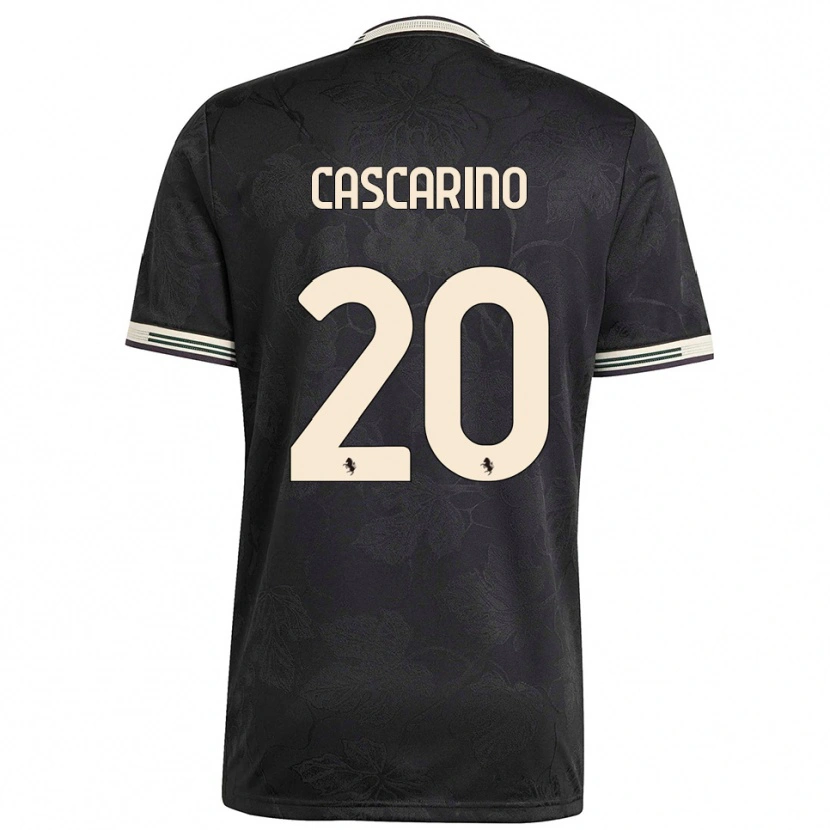 Danxen Mujer Camiseta Estelle Cascarino #20 Negro Blanco Verde Equipación Tercera 2025/26 La Camisa México