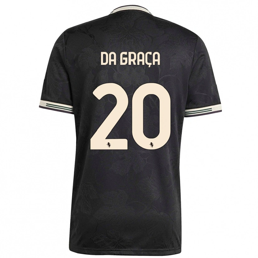 Danxen Mujer Camiseta Cosimo Da Graça #20 Negro Blanco Verde Equipación Tercera 2025/26 La Camisa México