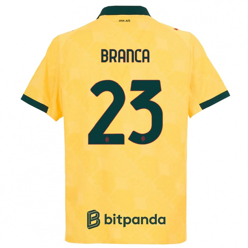 Danxen Mujer Camiseta Simone Branca #23 Amarillo Negro Equipación Tercera 2025/26 La Camisa México