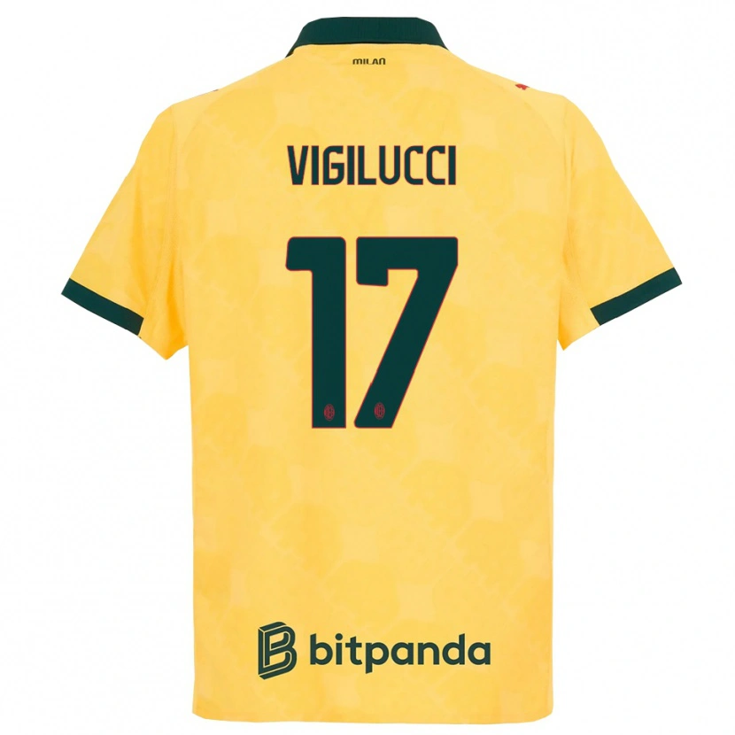 Danxen Mujer Camiseta Valery Vigilucci #17 Amarillo Negro Equipación Tercera 2025/26 La Camisa México