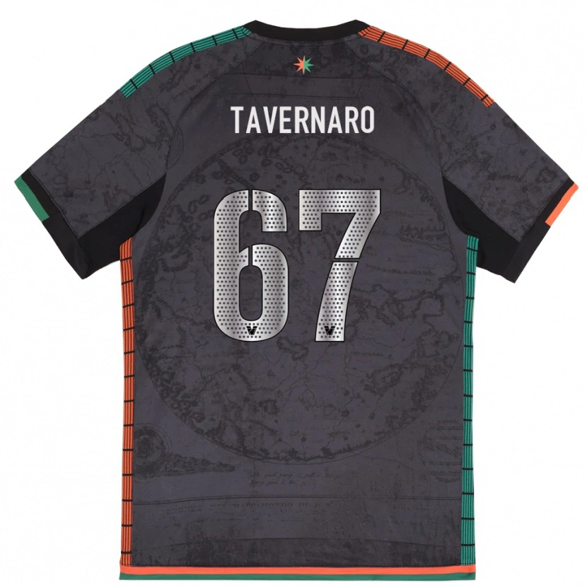 Danxen Niño Camiseta Federico Tavernaro #67 Gris Oscuro 1ª Equipación 2025/26 La Camisa México