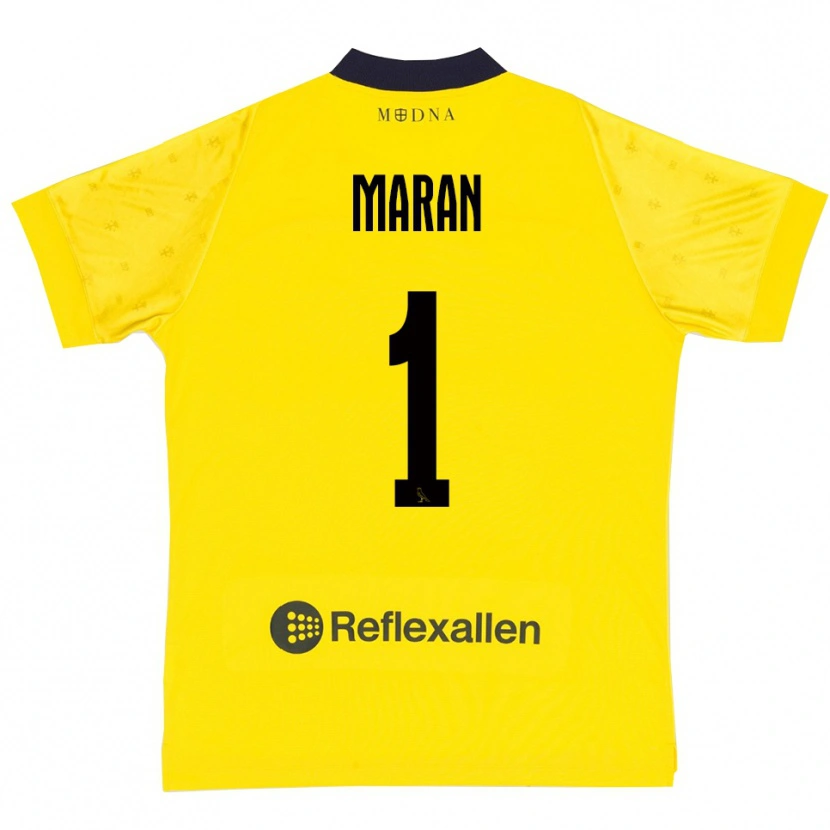 Danxen Niño Camiseta Andrea Maran #1 Amarillo Marino 1ª Equipación 2025/26 La Camisa México