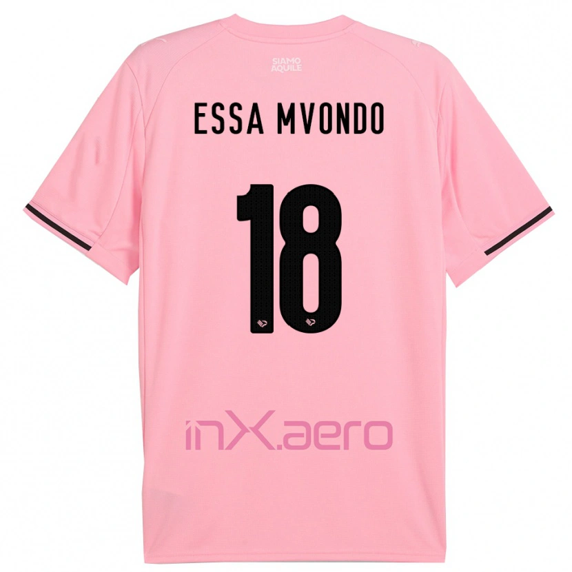 Danxen Niño Camiseta Troy Evans Essa Mvondo #18 Rosa Negro 1ª Equipación 2025/26 La Camisa México