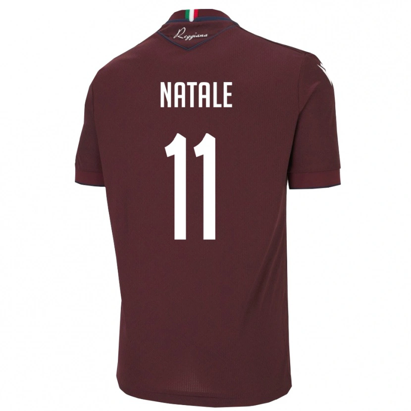 Danxen Niño Camiseta Mario Natale #11 Borgoña Blanco 1ª Equipación 2025/26 La Camisa México
