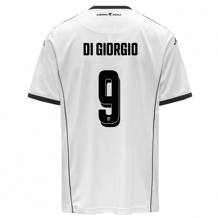 Danxen Niño Camiseta Riccardo Di Giorgio #9 Blanco Negro 1ª Equipación 2025/26 La Camisa México