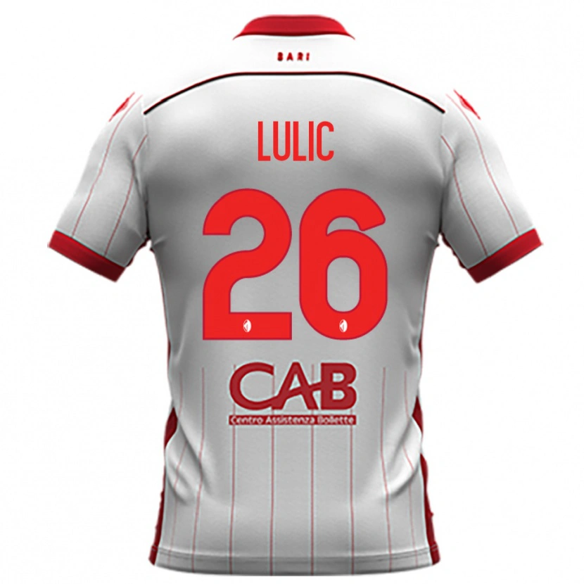 Danxen Niño Camiseta Karlo Lulic #26 Blanco Rojo 1ª Equipación 2025/26 La Camisa México