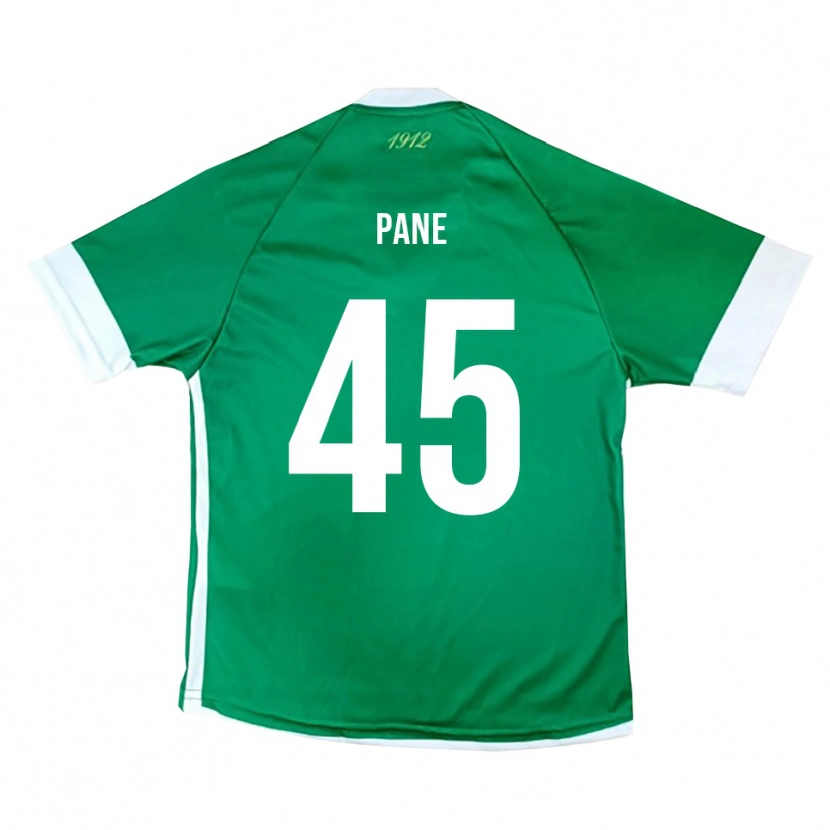 Danxen Niño Camiseta Pasquale Pane #45 Verde Blanco 1ª Equipación 2025/26 La Camisa México