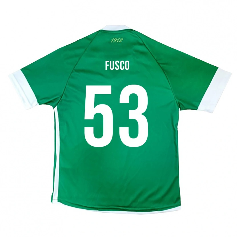 Danxen Niño Camiseta Salvatore Fusco #53 Verde Blanco 1ª Equipación 2025/26 La Camisa México