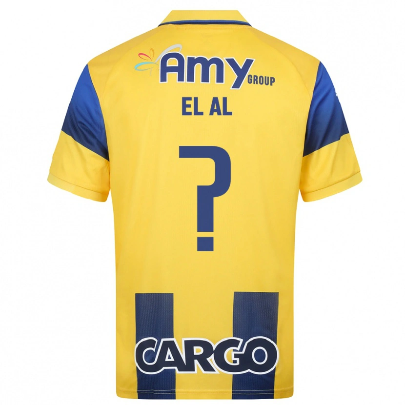 Danxen Niño Camiseta Tom El Al #0 Amarillo Marino 1ª Equipación 2025/26 La Camisa México