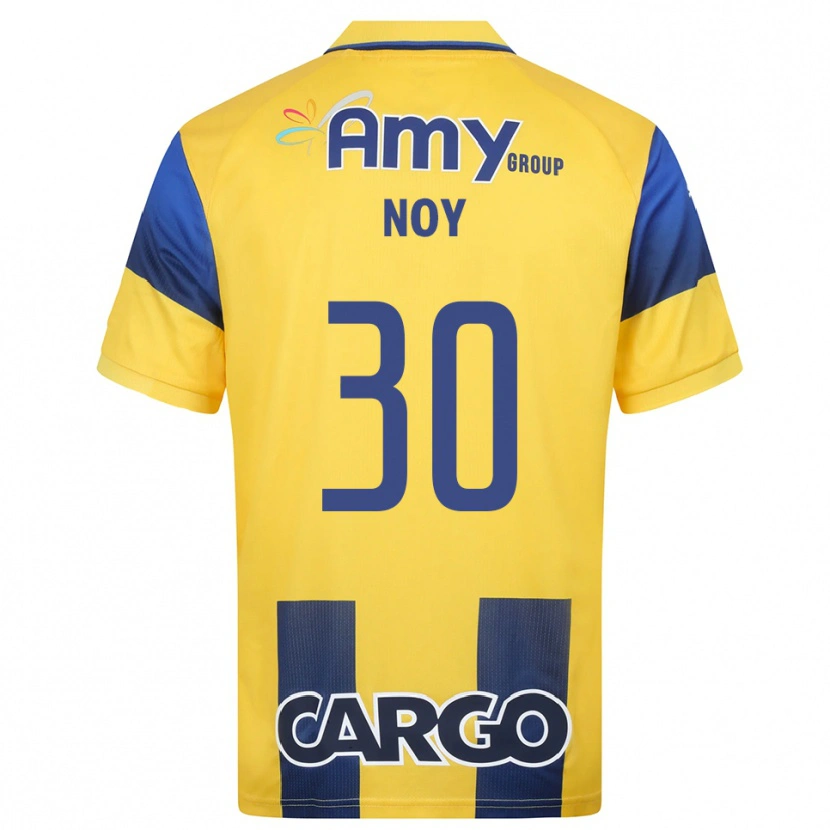 Danxen Niño Camiseta Itamar Noy #30 Amarillo Marino 1ª Equipación 2025/26 La Camisa México