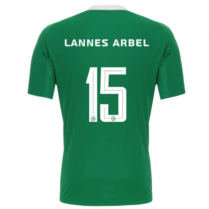 Danxen Niño Camiseta Tomer Lannes Arbel #15 Verde Blanco 1ª Equipación 2025/26 La Camisa México