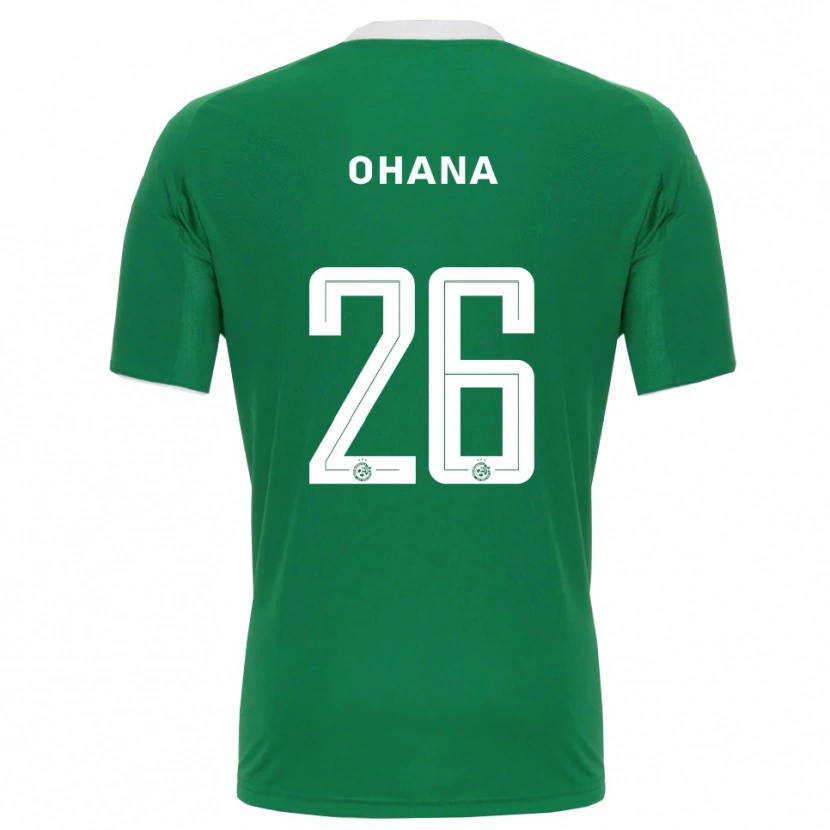 Danxen Niño Camiseta Michael Ohana #26 Verde Blanco 1ª Equipación 2025/26 La Camisa México