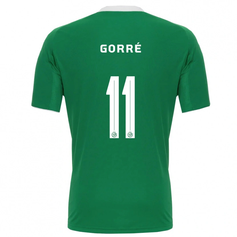 Danxen Niño Camiseta Kenji Gorré #11 Verde Blanco 1ª Equipación 2025/26 La Camisa México