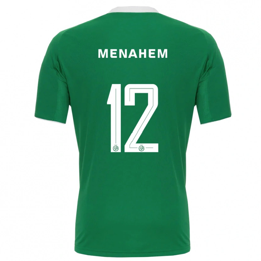 Danxen Niño Camiseta Sun Menahem #12 Verde Blanco 1ª Equipación 2025/26 La Camisa México