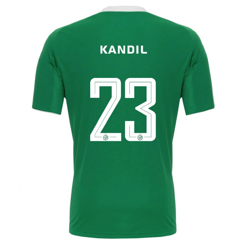 Danxen Niño Camiseta Maor Kandil #23 Verde Blanco 1ª Equipación 2025/26 La Camisa México