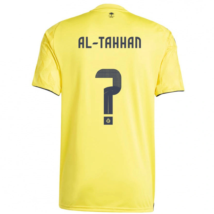 Danxen Niño Camiseta Yousef Al-Tahhan #0 Amarillo Negro 1ª Equipación 2025/26 La Camisa México