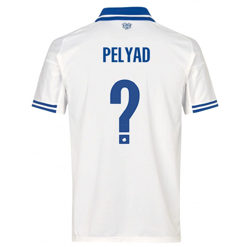 Danxen Niño Camiseta Shahin Pelyad #0 Blanco Azul 1ª Equipación 2025/26 La Camisa México