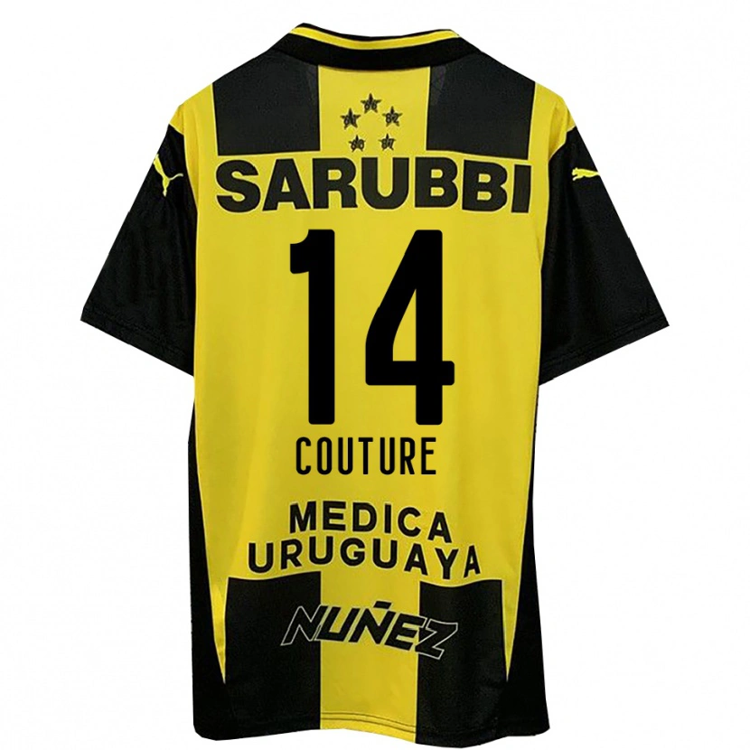 Danxen Niño Camiseta Lorenzo Couture #14 Amarillo Negro 1ª Equipación 2025/26 La Camisa México