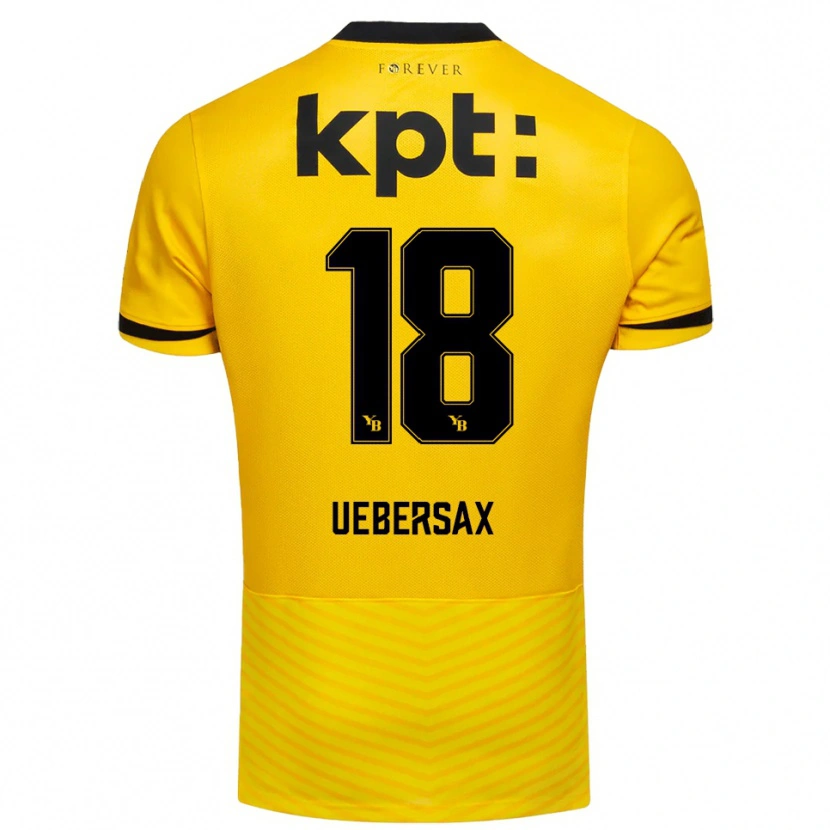 Danxen Niño Camiseta Jan Uebersax #18 Amarillo Negro 1ª Equipación 2025/26 La Camisa México