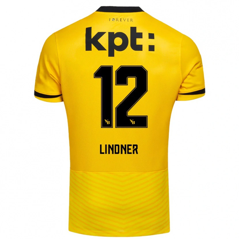 Danxen Niño Camiseta Heinz Lindner #12 Amarillo Negro 1ª Equipación 2025/26 La Camisa México