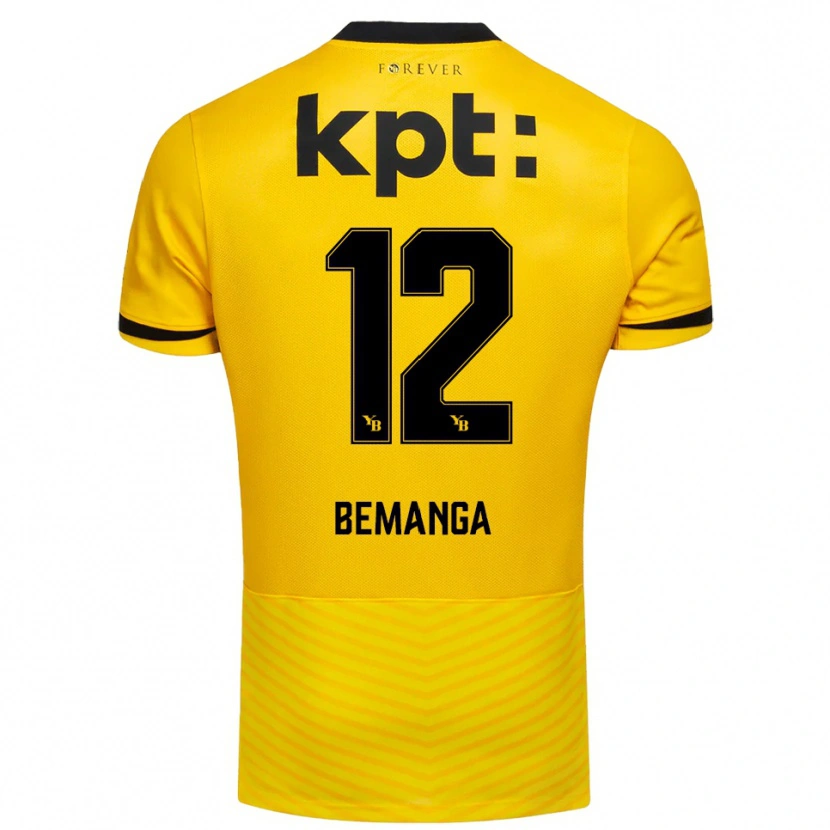 Danxen Niño Camiseta Schilo Bemanga #12 Amarillo Negro 1ª Equipación 2025/26 La Camisa México