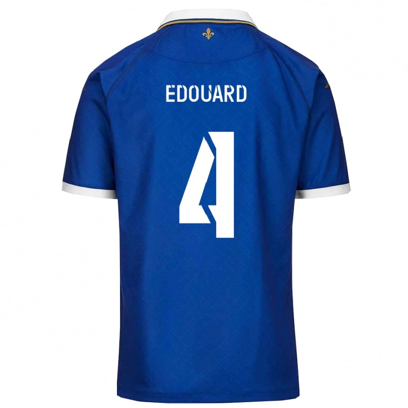 Danxen Niño Camiseta Paul Edouard #4 Azul Dorado 1ª Equipación 2025/26 La Camisa México