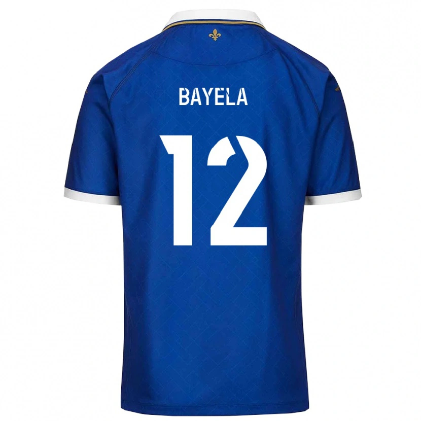 Danxen Niño Camiseta Kaneyi Bayela #12 Azul Dorado 1ª Equipación 2025/26 La Camisa México